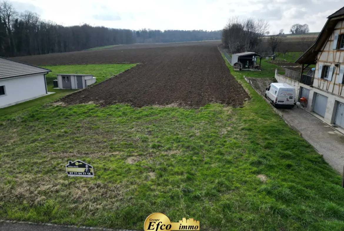 Terrain Viabilisé de 8,2 ares à Stetten - Opportunité Unique! 