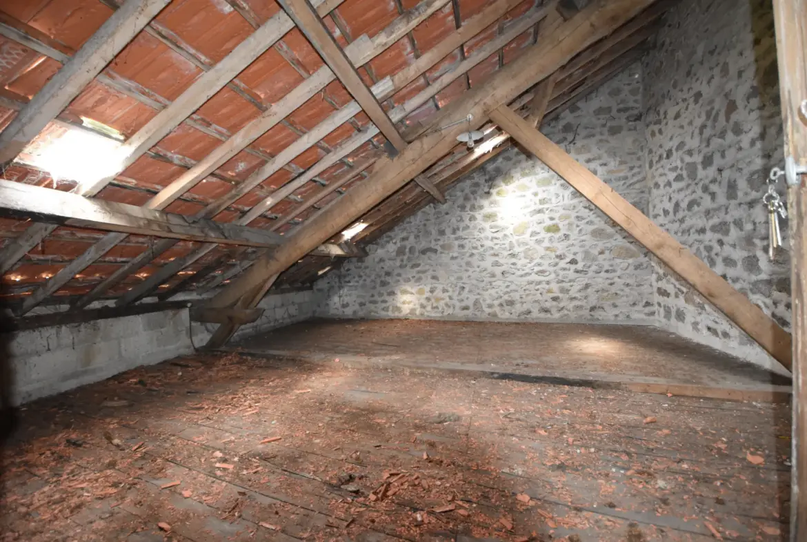 Projet de rénovation avec potentiel à Piégut-Pluviers 