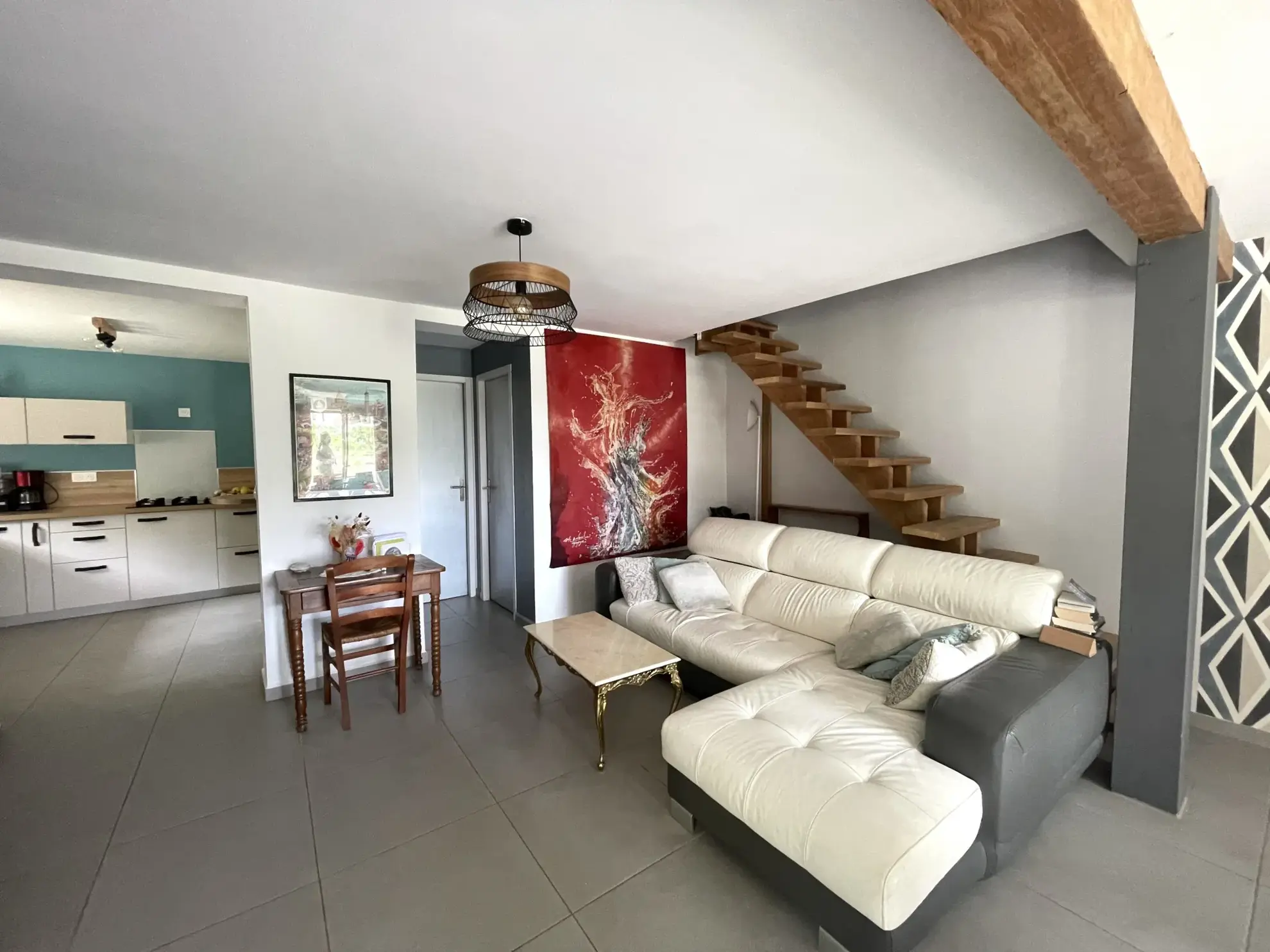 Maison en pierre avec 3 chambres et jardin clos à Illats 