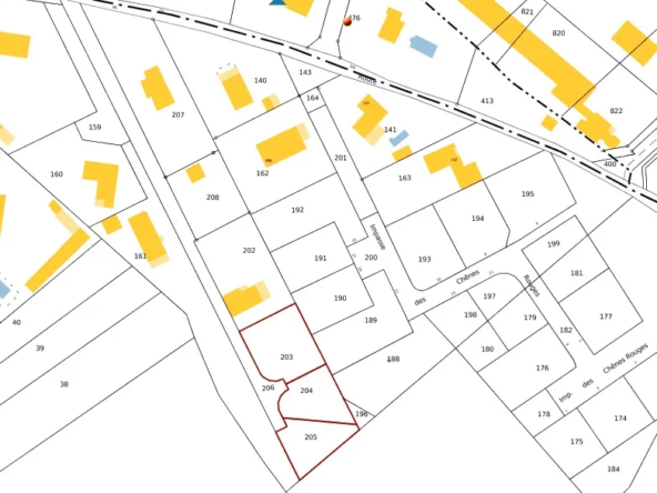 À vendre : Terrain constructible de 975 m² à Miremont 