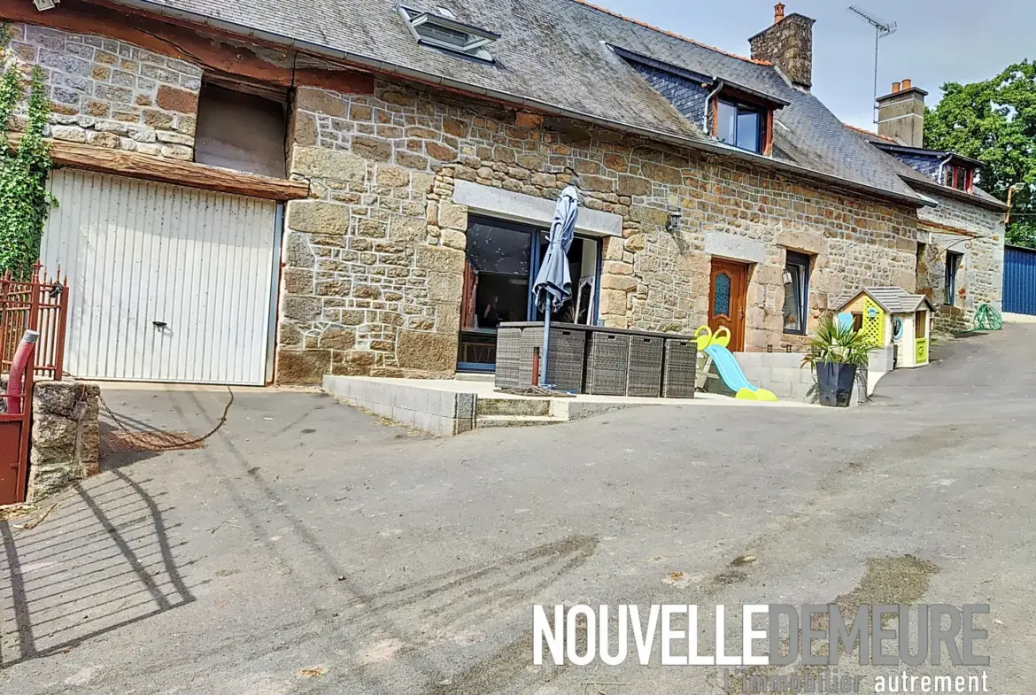 Longère à vendre à Saint Etienne en Cogles - 3 chambres et grand terrain 