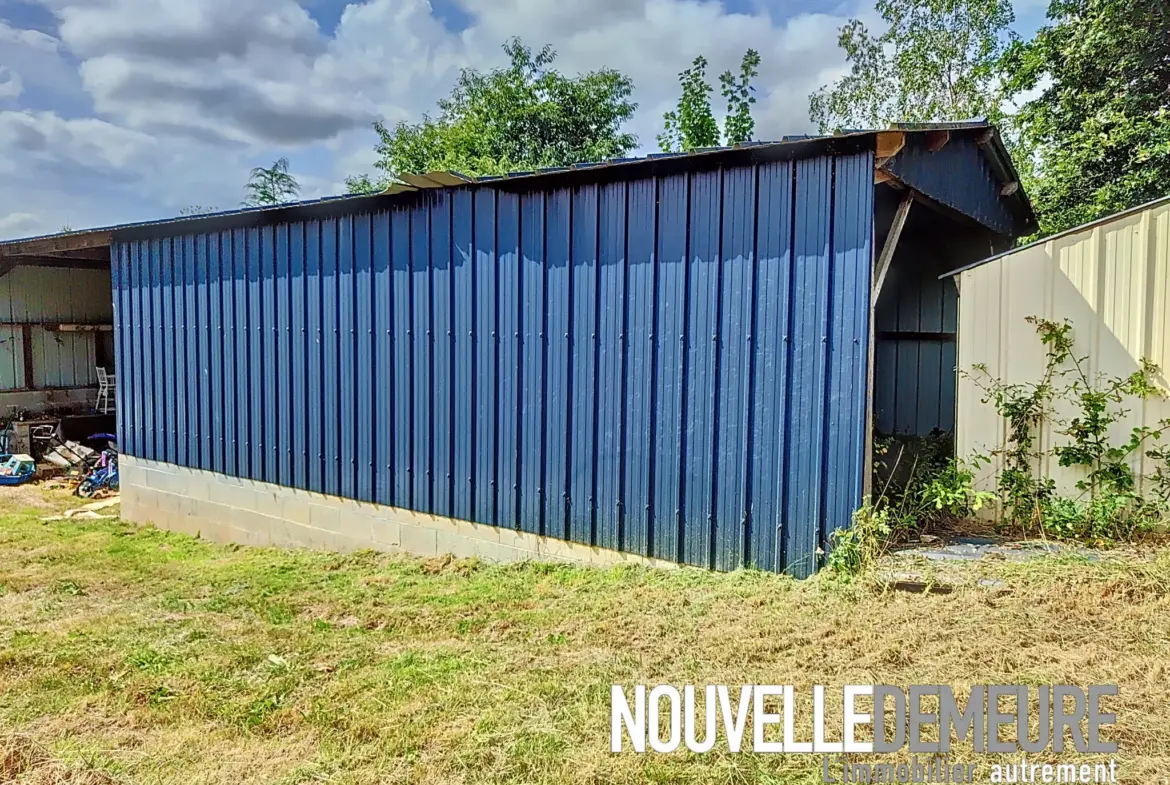Longère à vendre à Saint Etienne en Cogles - 3 chambres et grand terrain 