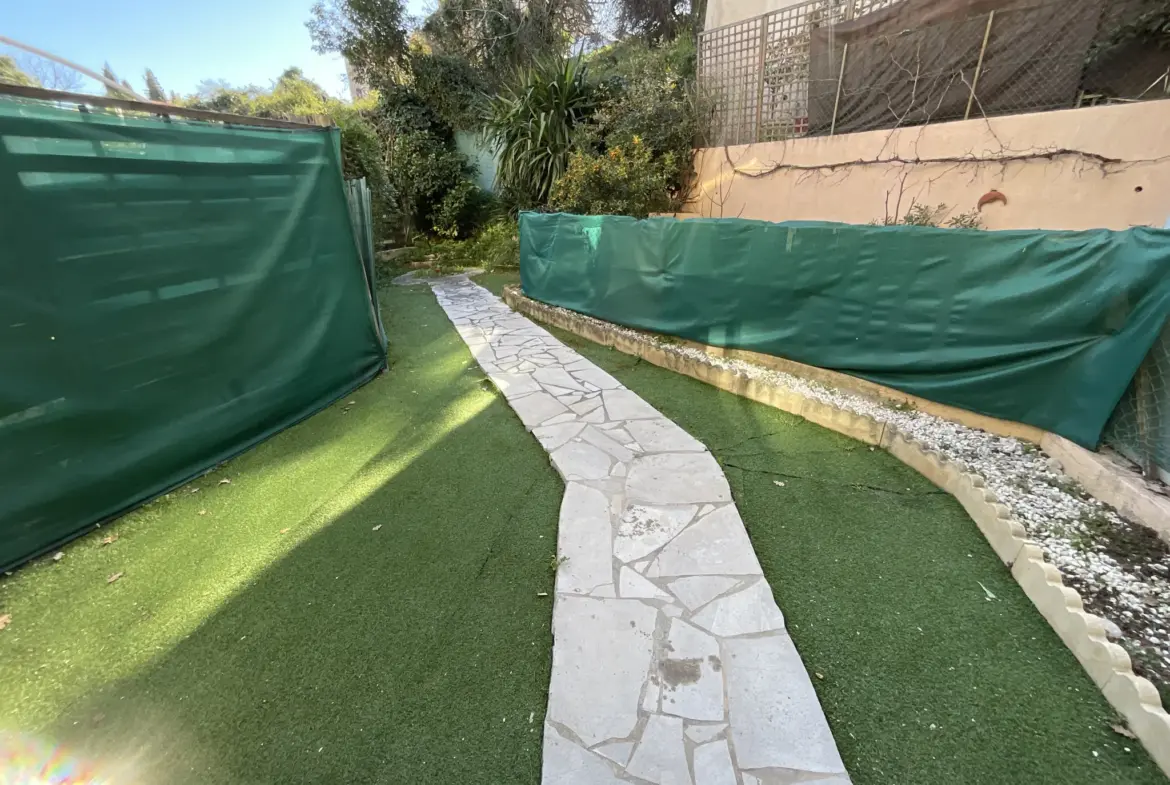 À vendre : appartement 2 pièces en centre-ville à Cagnes-sur-Mer 