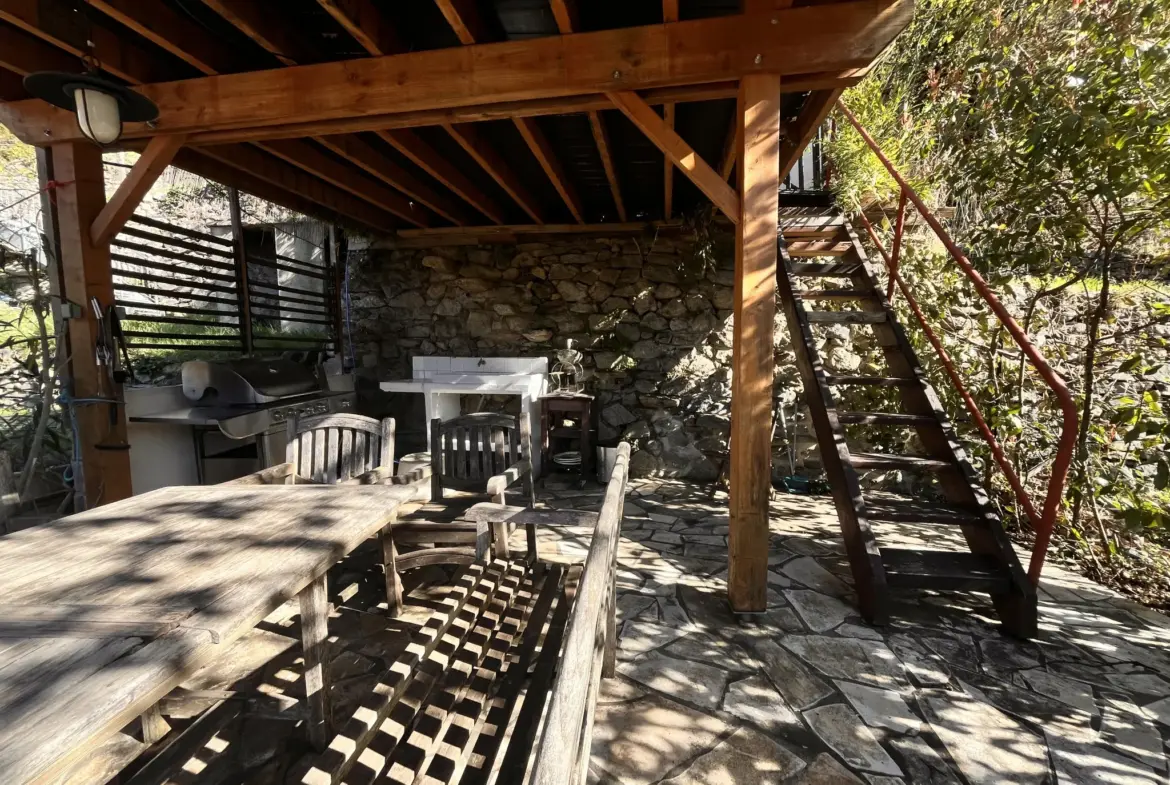 Maison charmante F4 bis avec piscine à Le Tech - Vue panoramique 