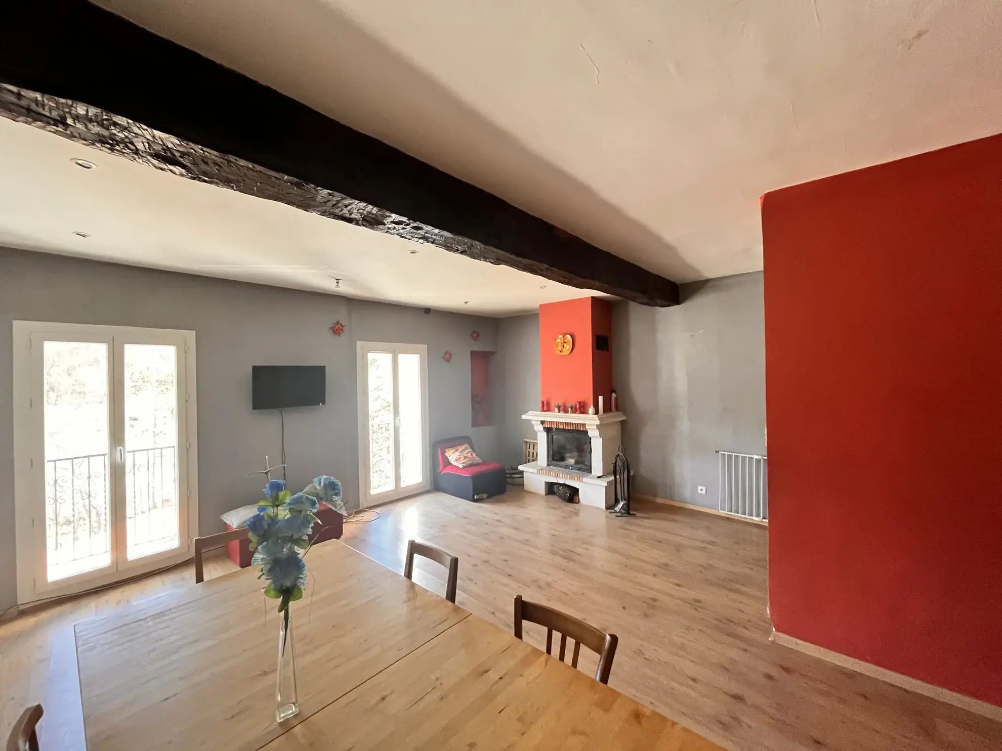 Maison charmante F4 bis avec piscine à Le Tech - Vue panoramique 