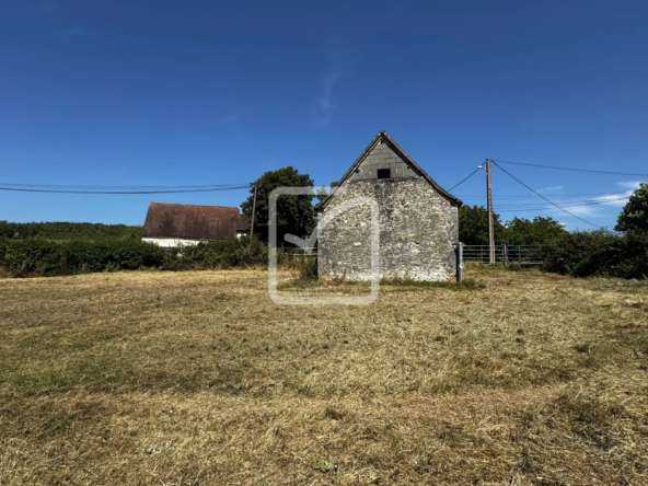 Grange en Pierres à Rénover sur Terrain de 1 Hectare à Saint Chamarand 