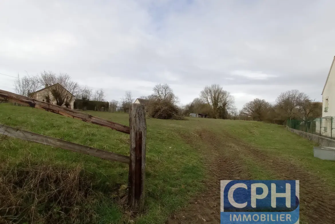 Terrain plat constructible de 2841 m² à Commeaux 