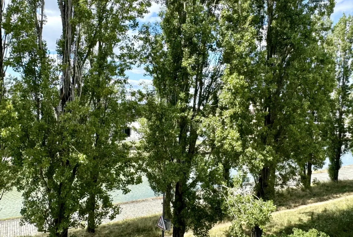 Charmant appartement 3 pièces à Pavillons-sous-Bois, 55 m² avec vue sur le canal 