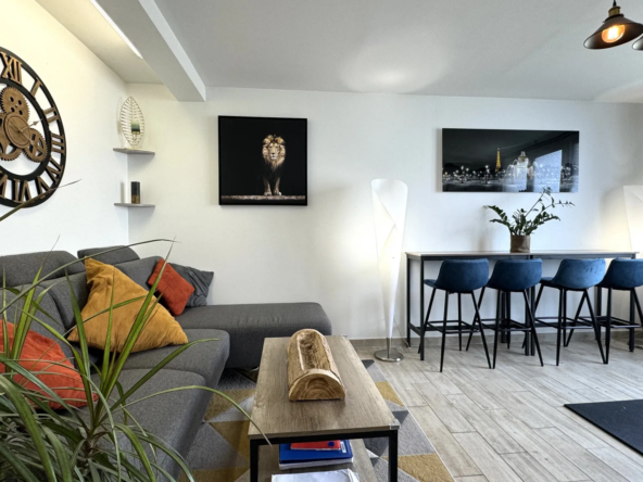 Charmant appartement 3 pièces à Pavillons-sous-Bois, 55 m² avec vue sur le canal 