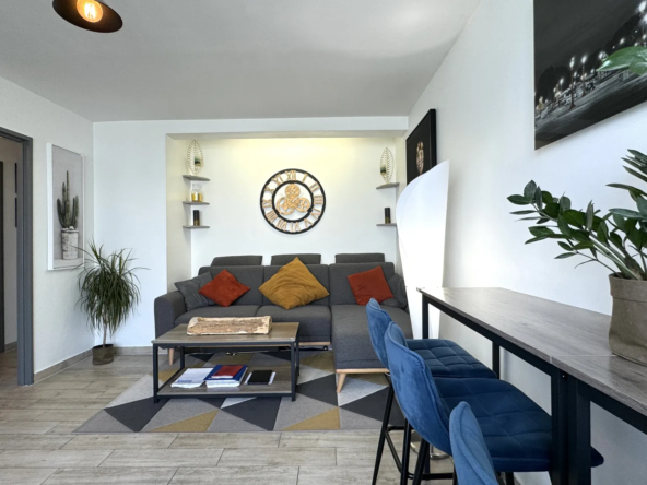 Charmant appartement 3 pièces à Pavillons-sous-Bois, 55 m² avec vue sur le canal 