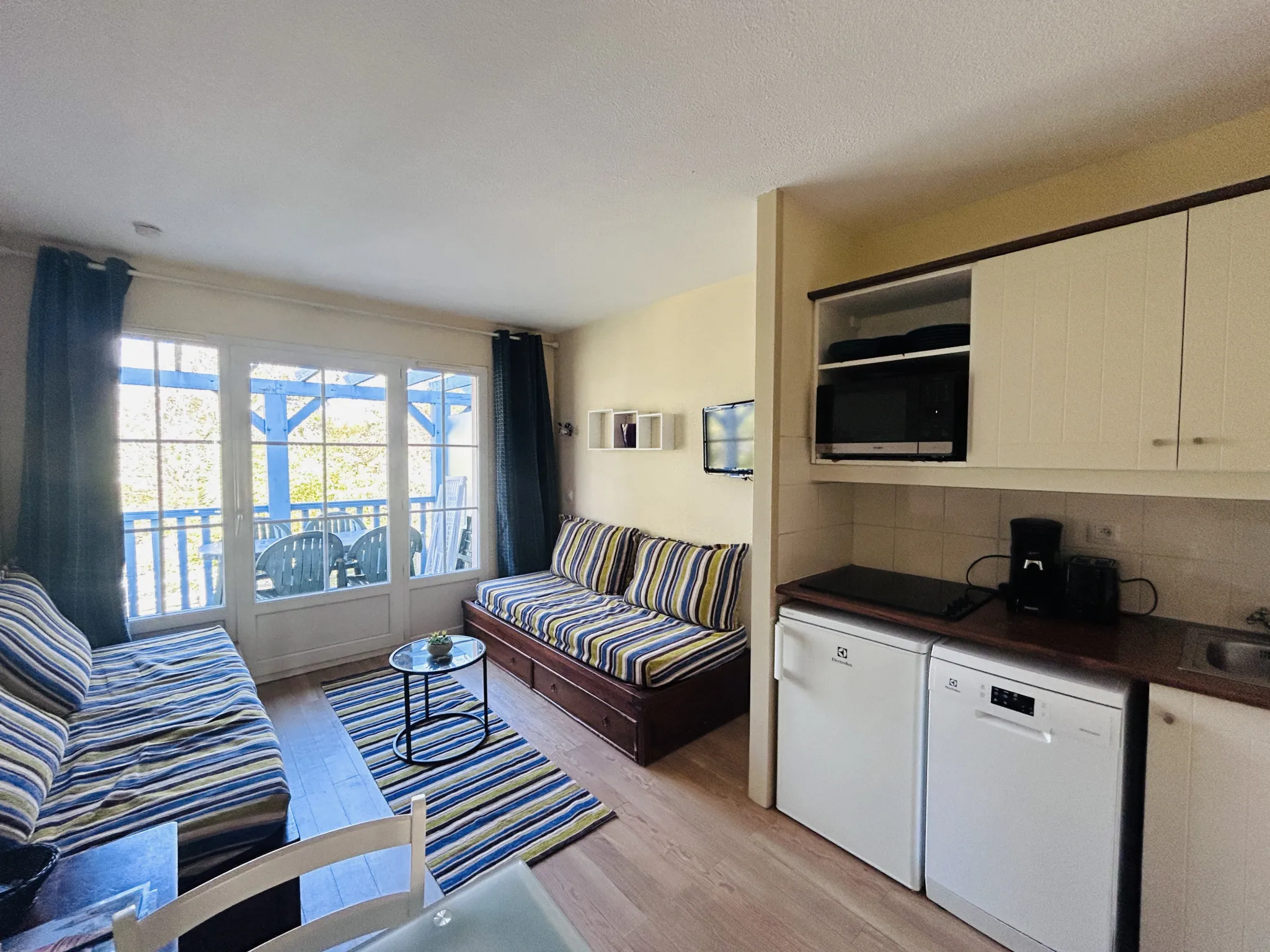 Appartement T2 meublé à Argentat avec vue sur la Dordogne 