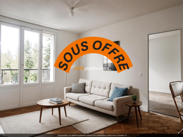 À vendre : Appartement T3 lumineux à Tours 