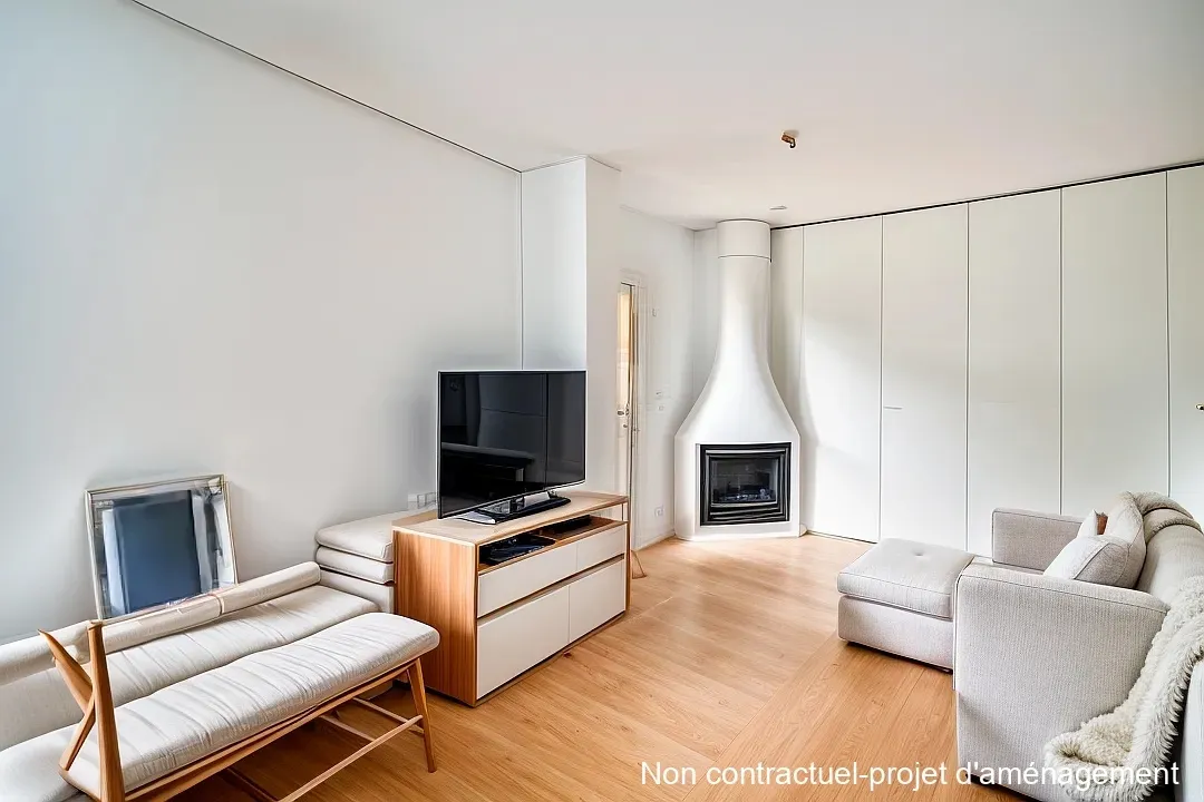 Charmant appartement 3 pièces à vendre à Louveciennes avec vue sur le parc 
