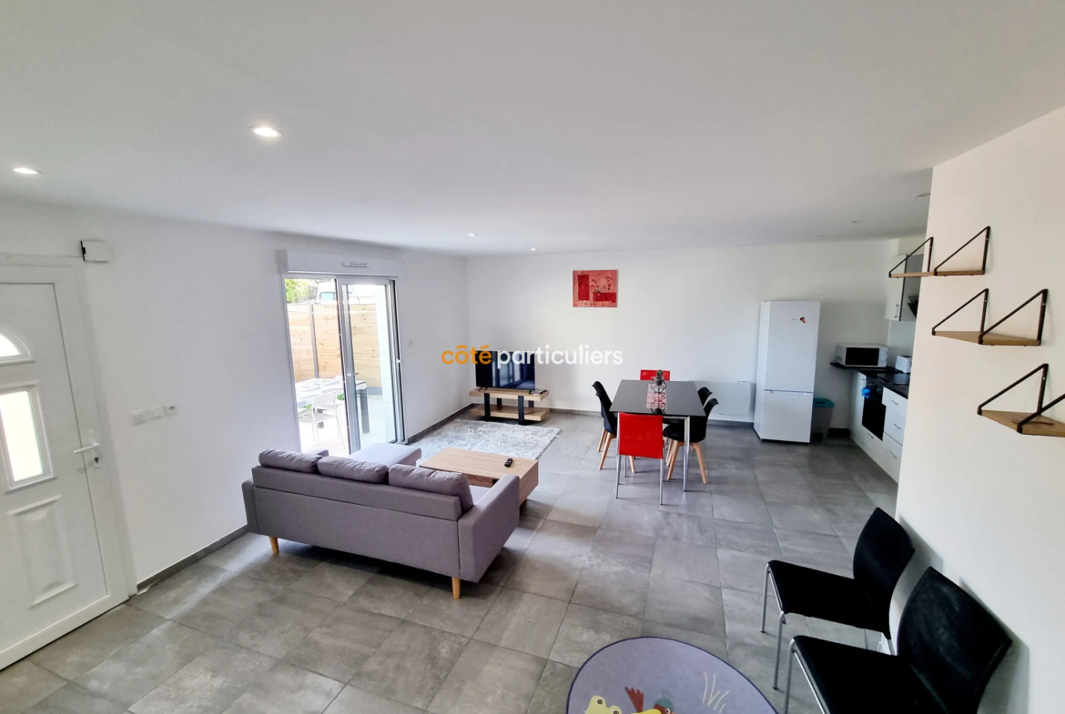 Maison spacieuse T3 récente à vendre à Montlouis-sur-Loire 
