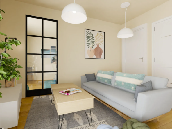 À vendre : Appartement F2 à Châtel-Guyon, à rafraîchir 