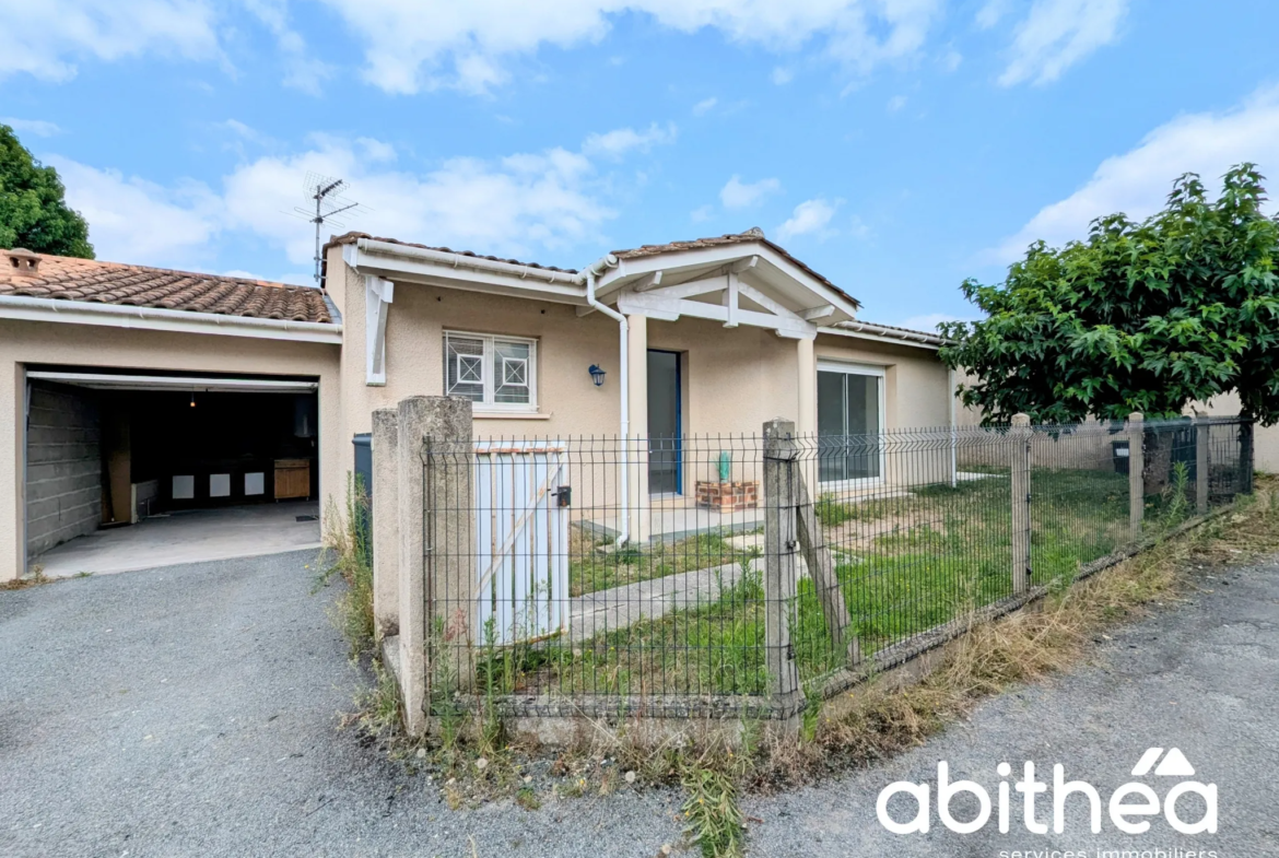 Maison plain-pied F3 à Libourne - 70 m² sur 218 m² de terrain 