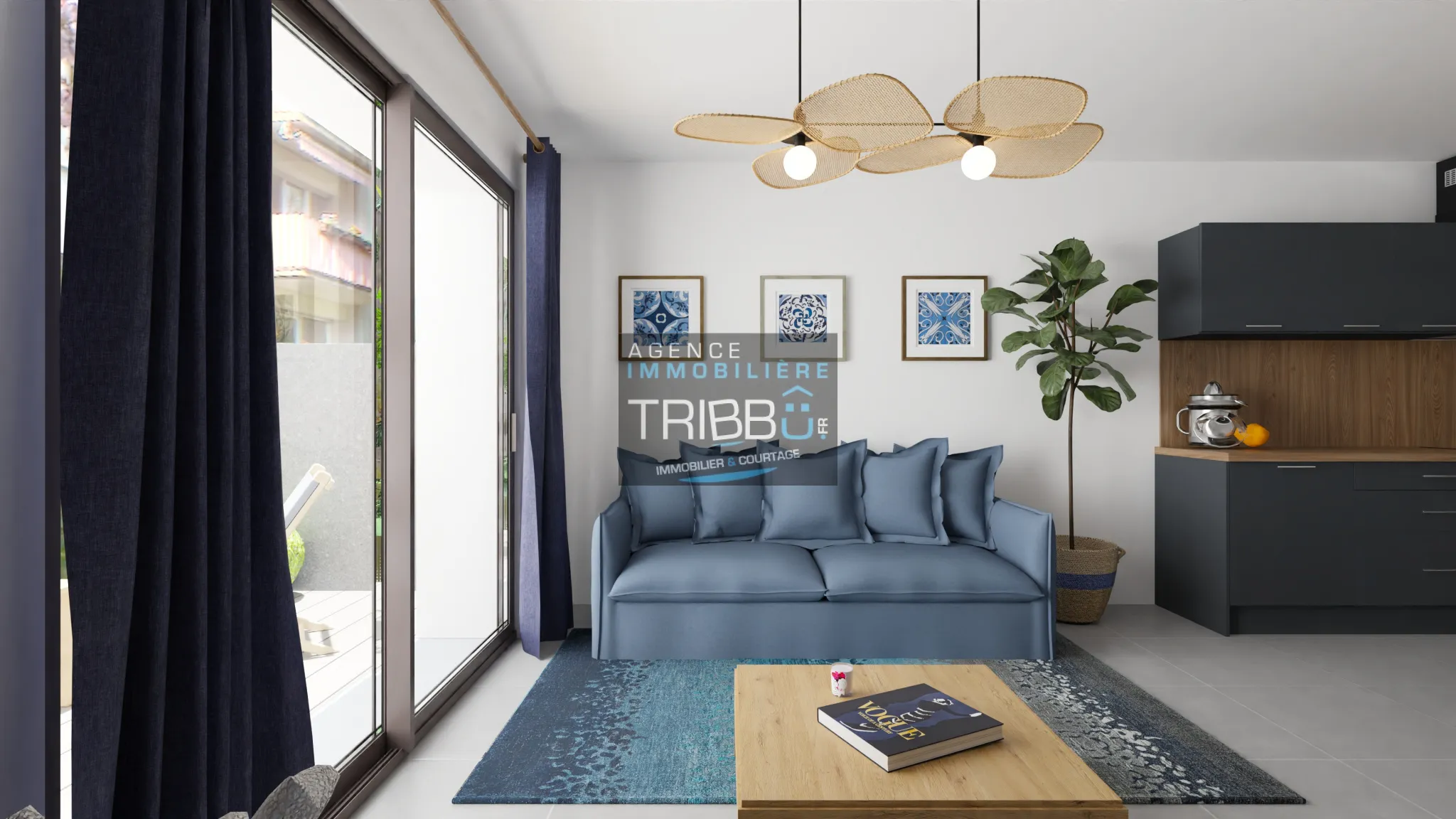Appartement de plain-pied neuf à Saint-Estève avec jardin et garage 