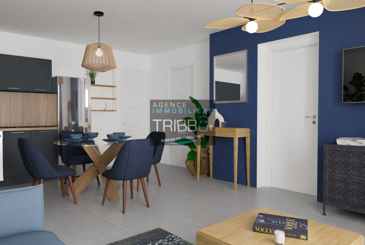 Appartement de plain-pied neuf à Saint-Estève avec jardin et garage 