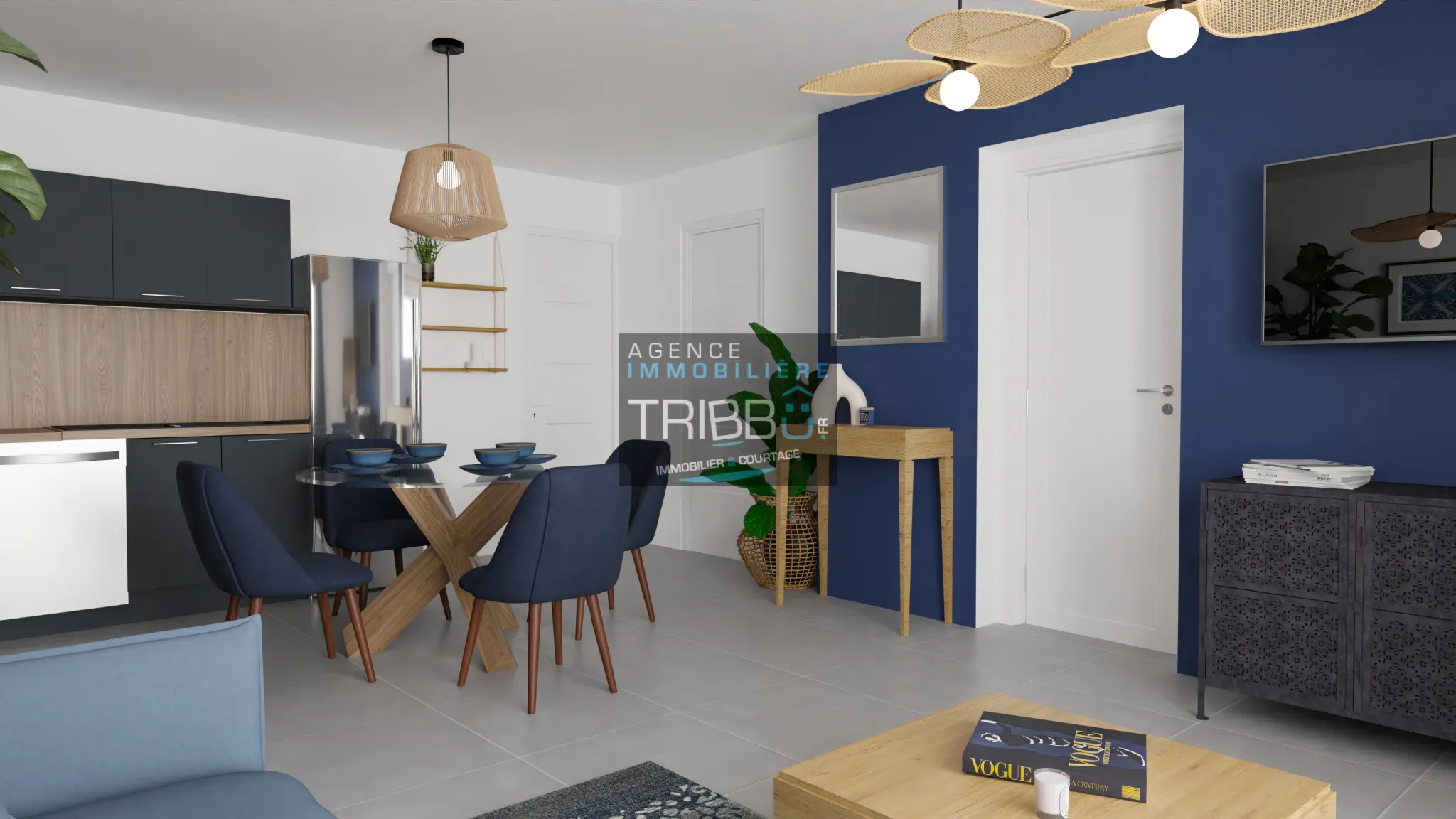 Appartement de plain-pied neuf à Saint-Estève avec jardin et garage 