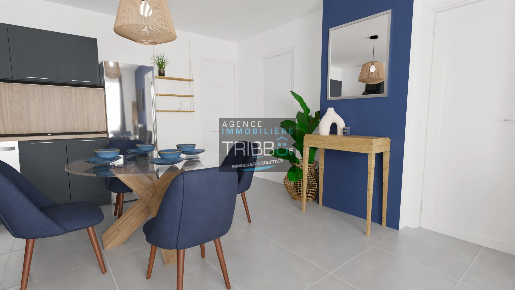 Appartement de plain-pied neuf à Saint-Estève avec jardin et garage 