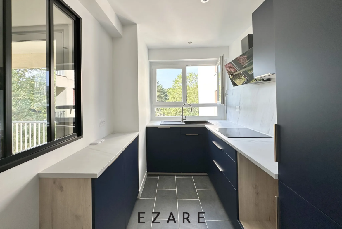 Appartement 3 pièces à vendre à Talant, rénové avec balcon 