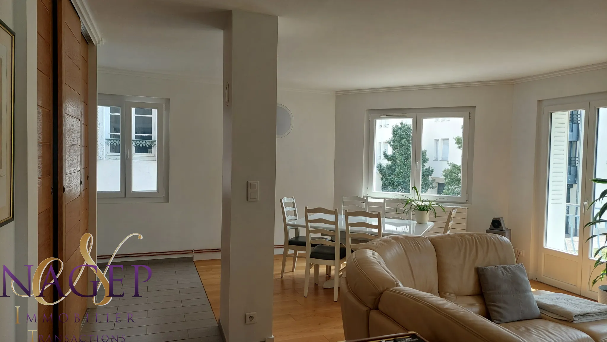 Appartement T4 très lumineux à Vichy - garage et caves inclus 