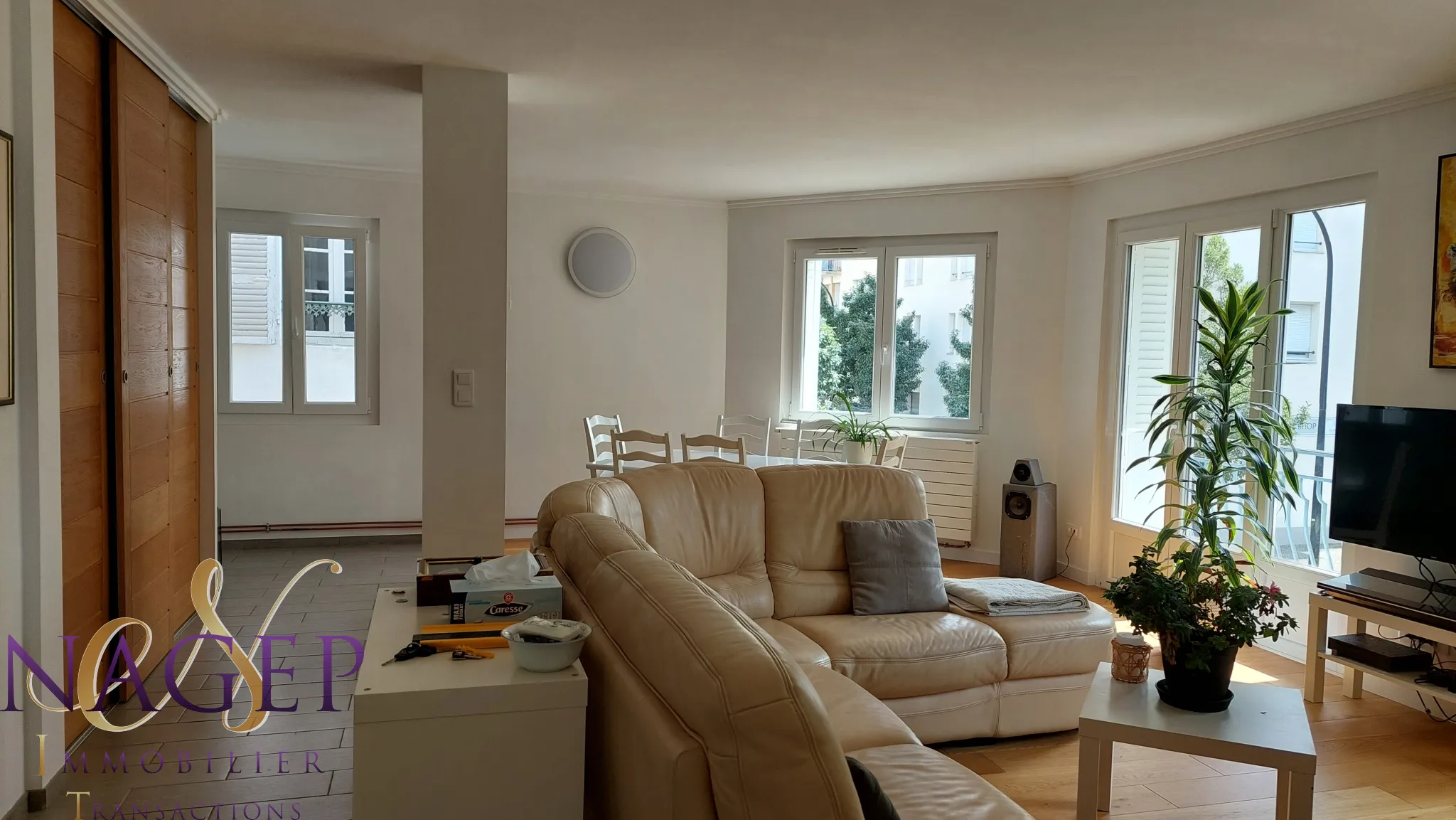 Appartement T4 très lumineux à Vichy - garage et caves inclus 