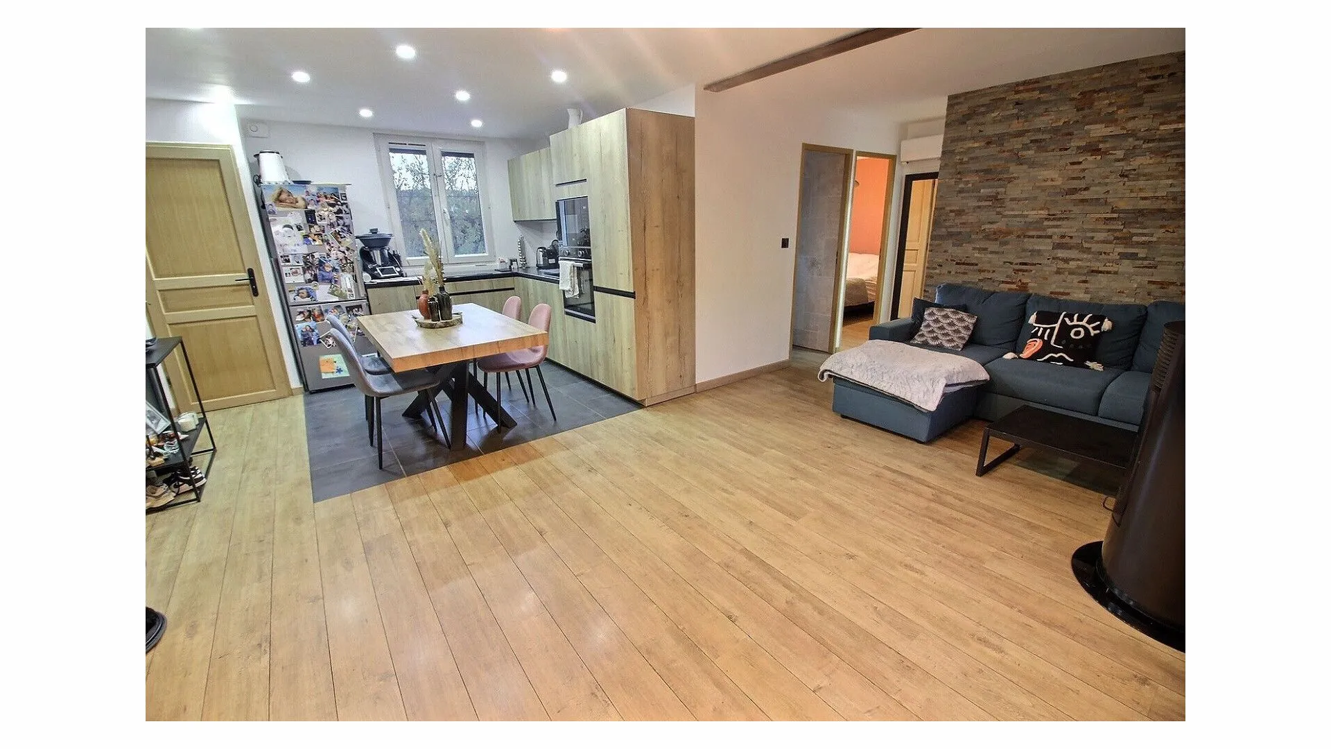 Appartement Type 3 rénové à Biver avec garage 