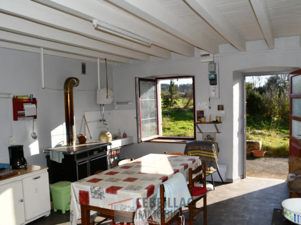 Ancien corps de ferme rénové à vendre à Céaux d'Allègre 