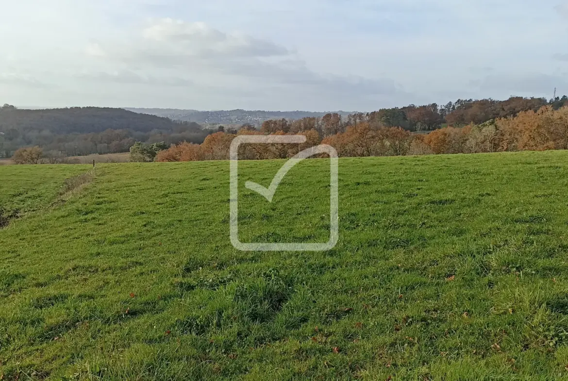 3 lots de terrain à bâtir viabilisés à Dampniat 