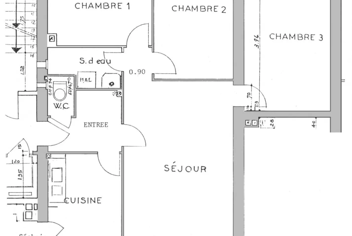 Appartement F4 à rénover à Creteil - Prix abordable 