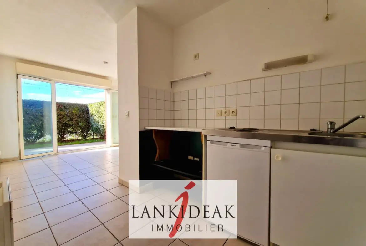 À vendre : Studio en rez-de-jardin à Boucau - 28 m² 