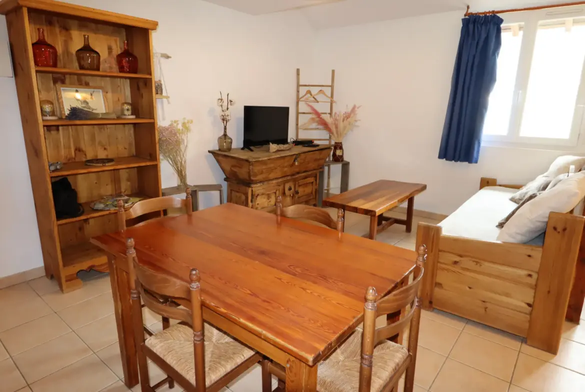 Appart N5 - Grand T2 en Duplex exposé Sud à Allos 