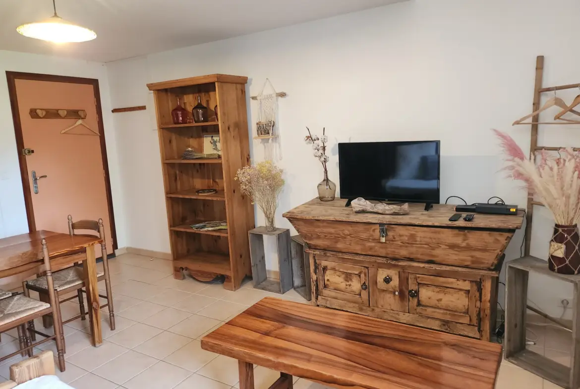 Appart N5 - Grand T2 en Duplex exposé Sud à Allos 