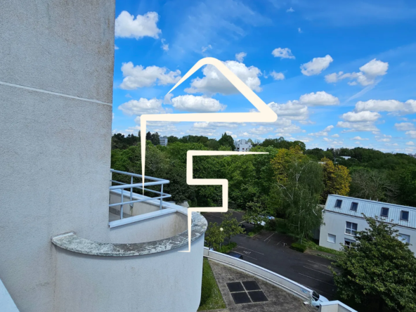 Grand T3/T4 lumineux avec terrasse à Nantes - 80,47 m² au dernier étage 