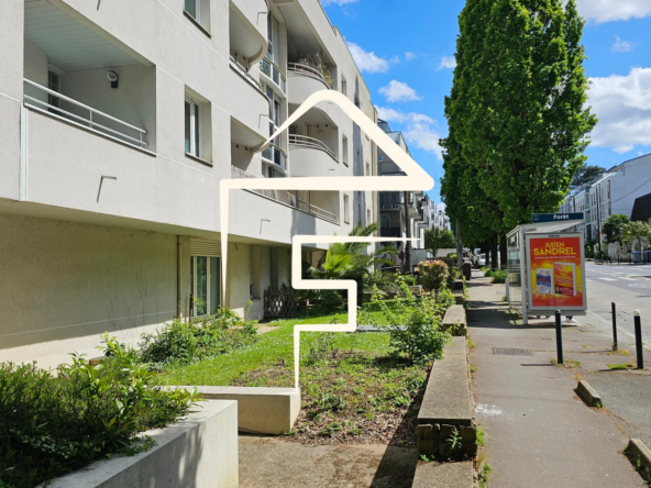 Grand T3/T4 lumineux avec terrasse à Nantes - 80,47 m² au dernier étage 