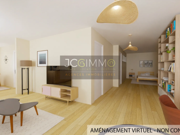 T2 à rénover de 72,80 m² au centre de Sollies Pont 