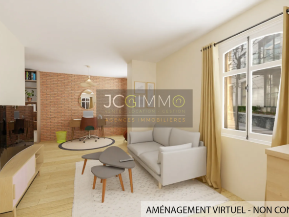 T2 à rénover de 72,80 m² au centre de Sollies Pont 