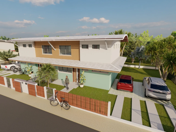 Maisons de ville type 4 à vendre à Matoury - Programme neuf avec terrasse