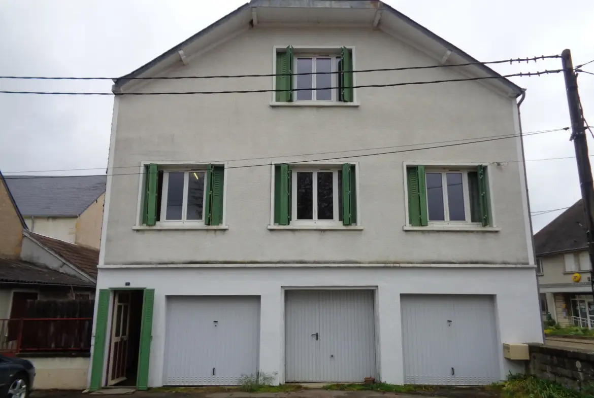 À vendre : Maison de 100 m² avec 3 garages à Prémery 