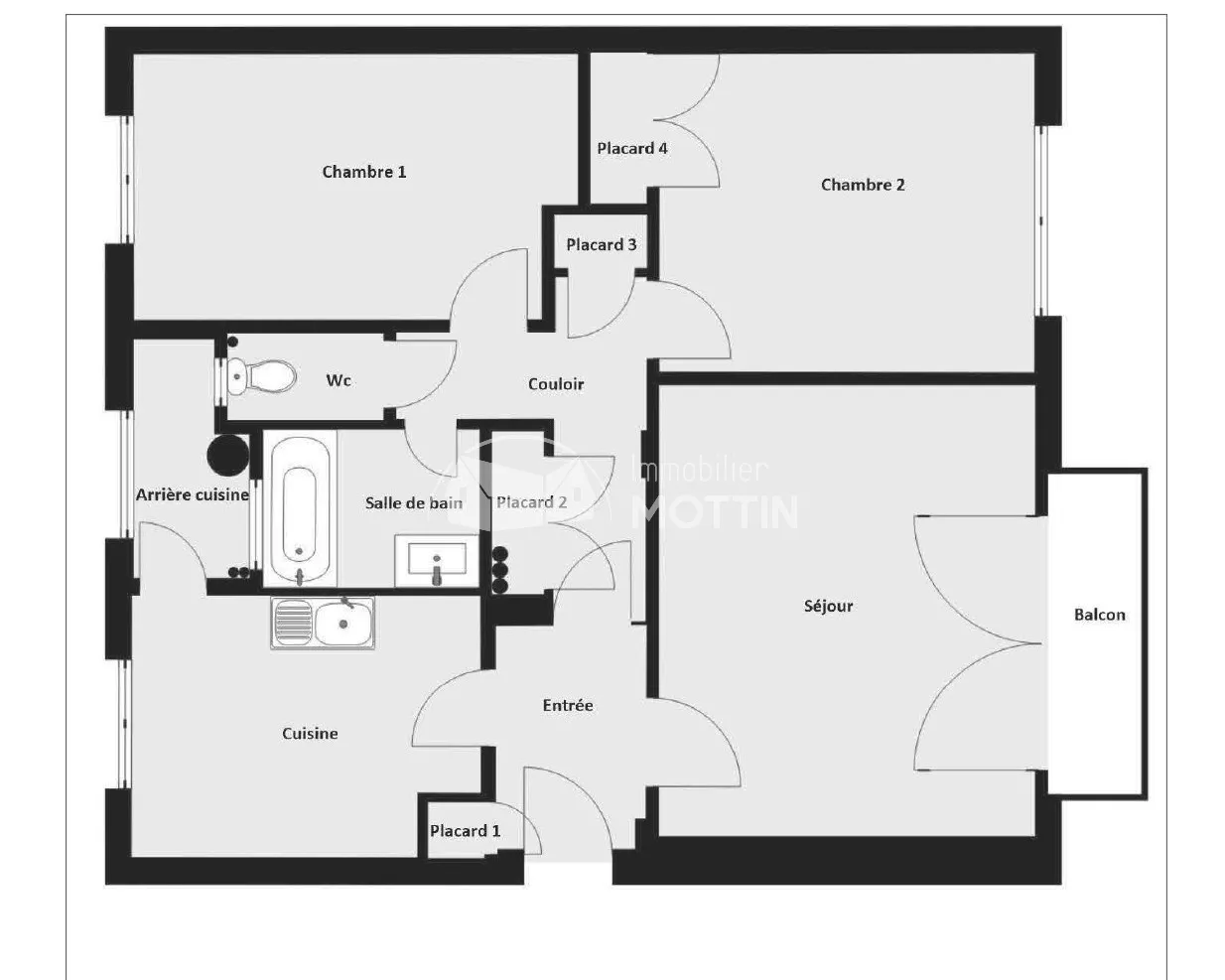 À vendre : Appartement F3, 60 m² à Vitry-Sur-Seine 