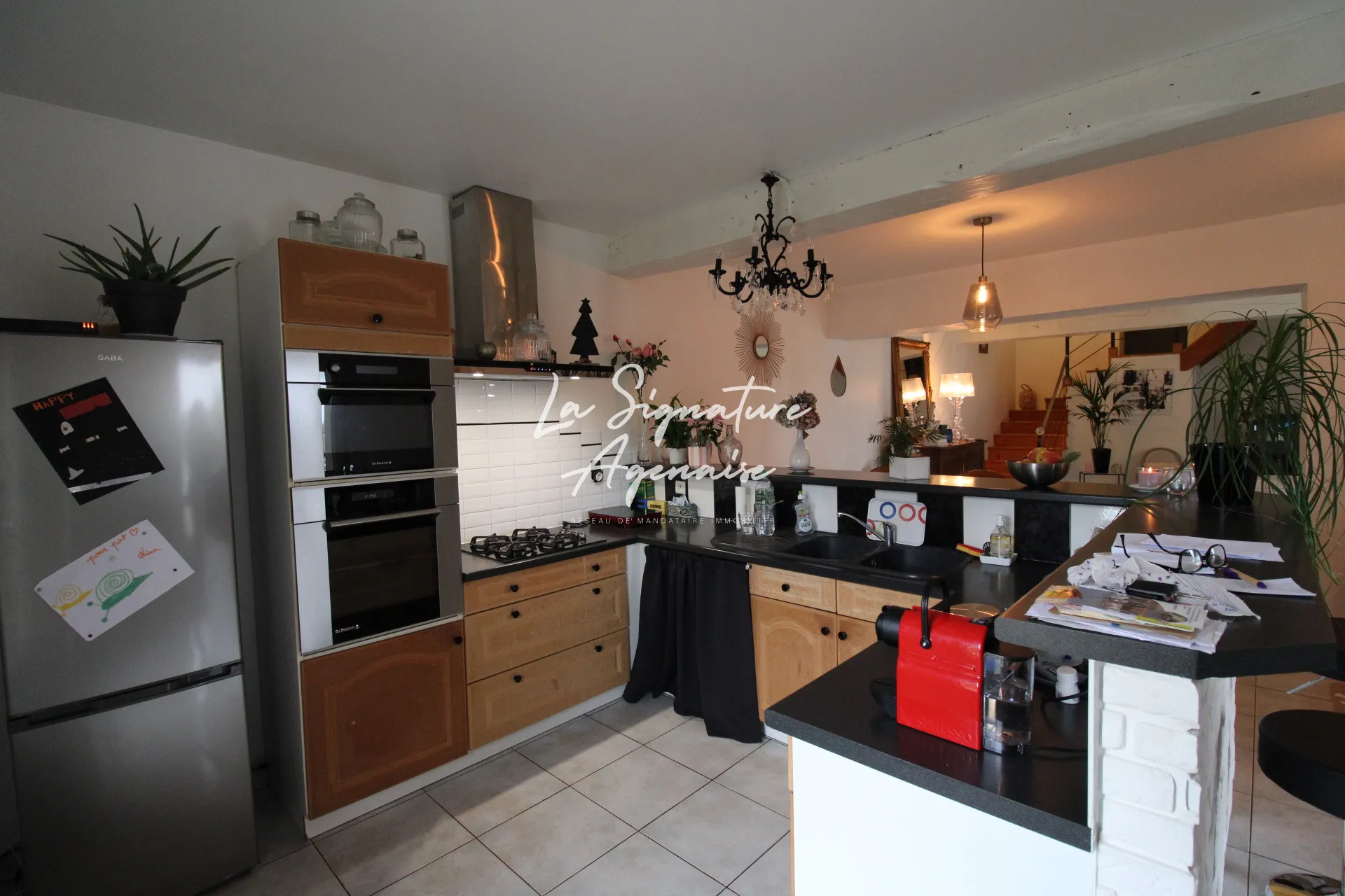 Maison en pierre de 180m2 avec piscine à Damazan 
