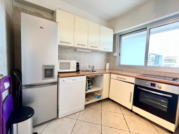 T2 à Cannes, 60 m² avec terrasse et parking proche du centre 