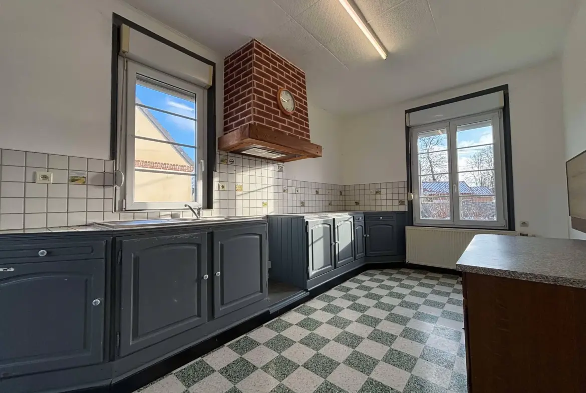 Maison à vendre à Huppy - 3 Chambres, Terrain de 968 m² 