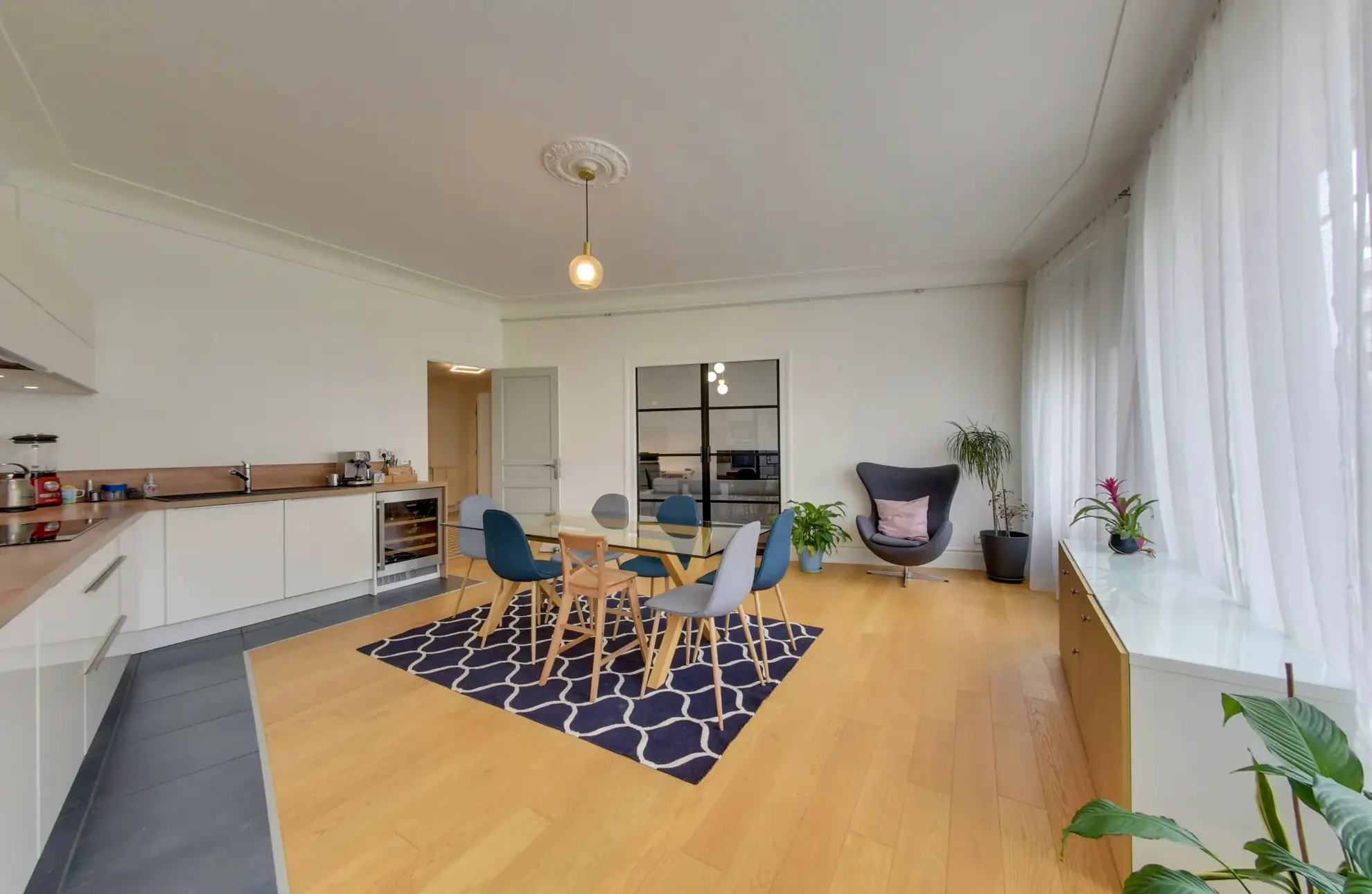 Appartement lumineux de 3 pièces à vendre à Grenoble 