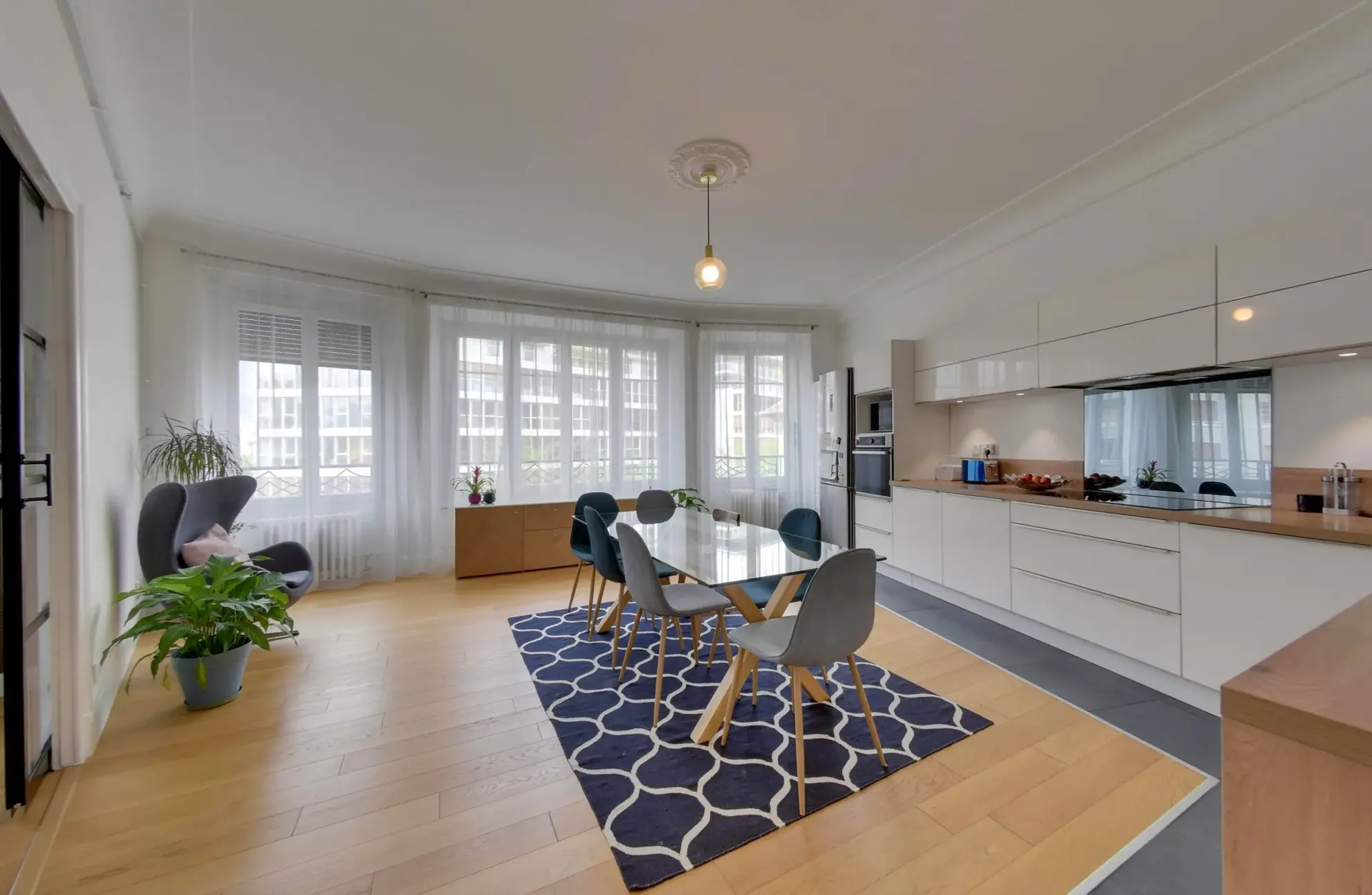 Appartement lumineux de 3 pièces à vendre à Grenoble 