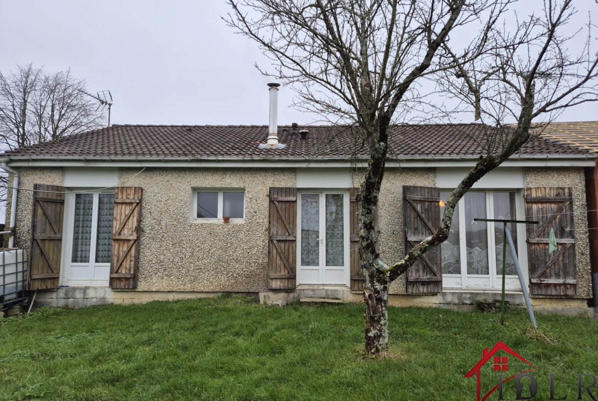 Plain-pied de 79 m² à rénover avec terrain constructible de 1651 m² à Louvemont 