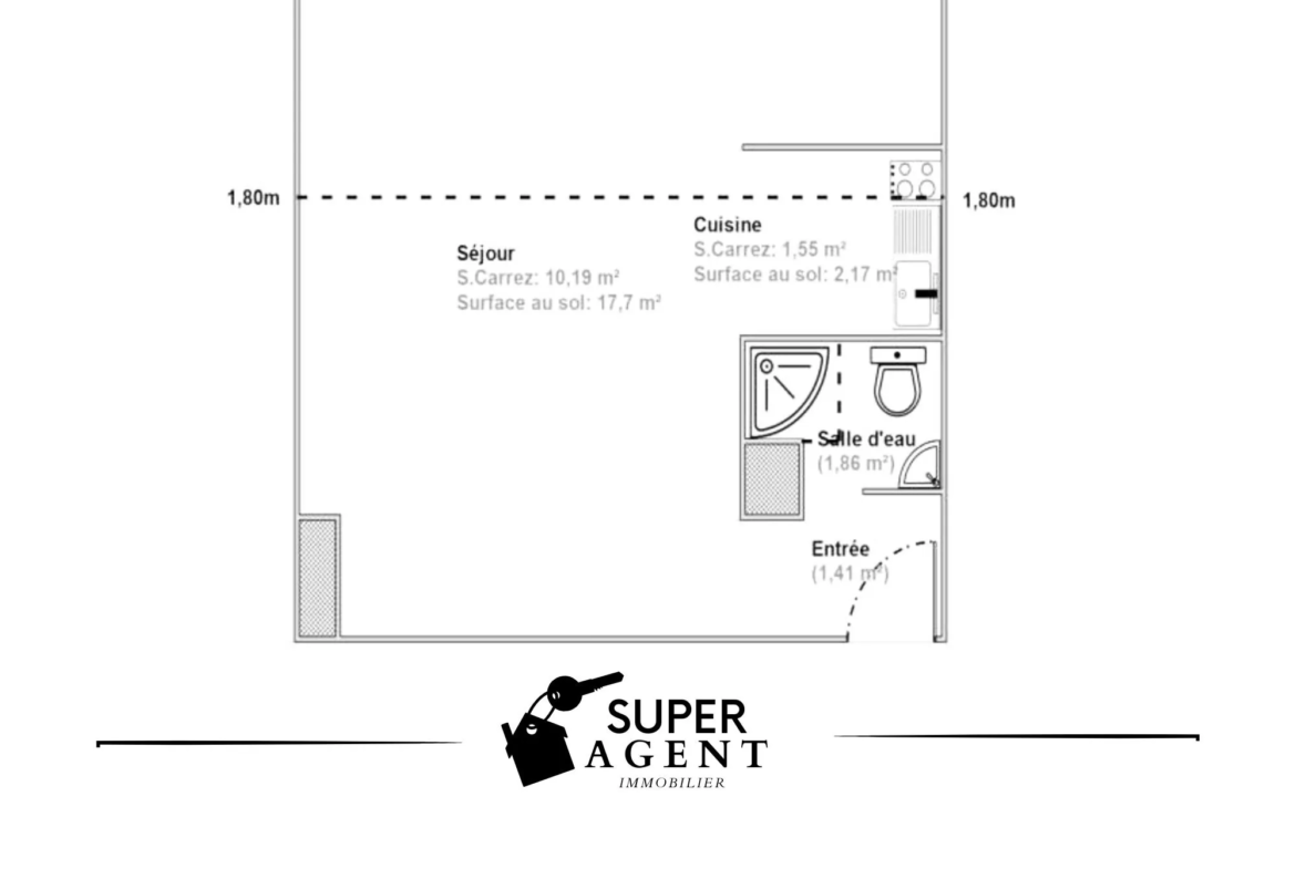 À vendre : superbe studio au cœur de Melun ! 