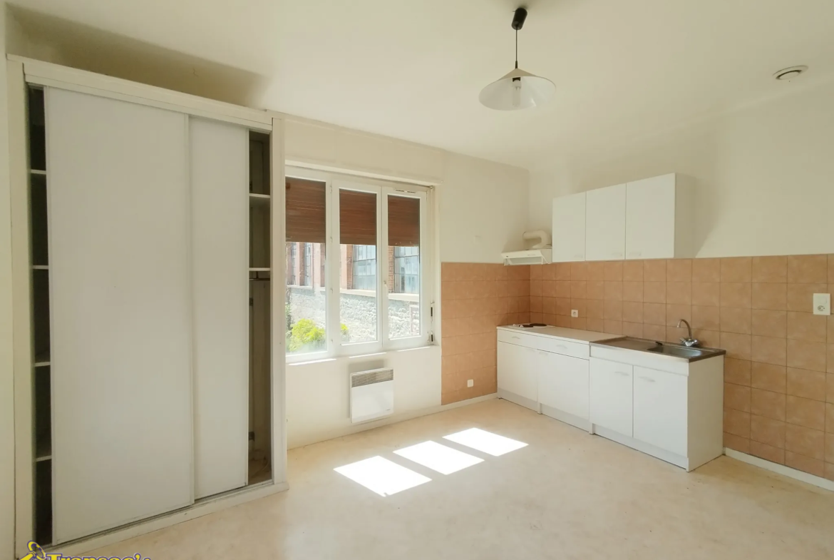 Immeuble à vendre à Thiers avec 3 appartements et atelier 