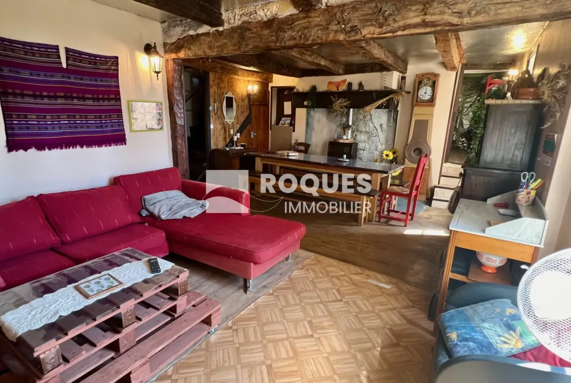 Maison de village T3 à vendre à Montjaux - 82 m² 